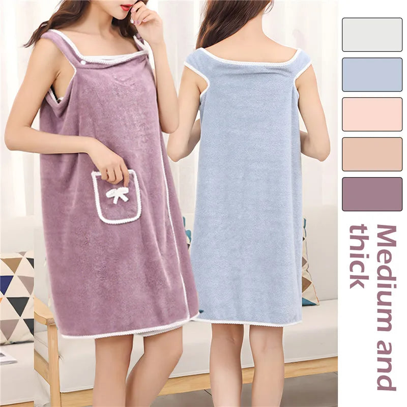 Multi-function Super Absorbent Wearable Bath Towel