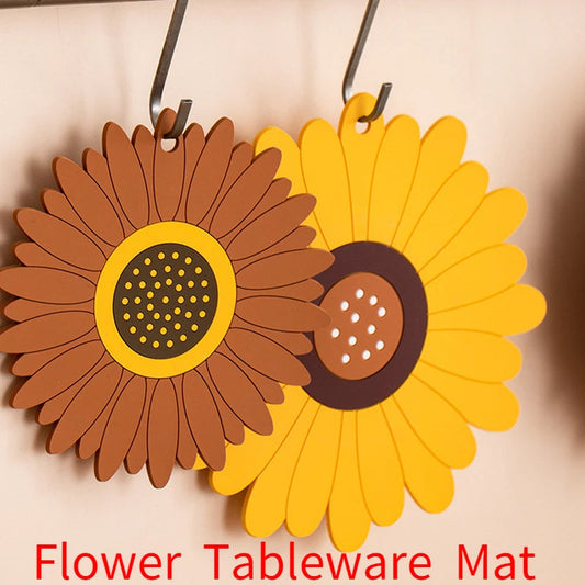 FloraGuard™ - Sunflower Thermal Trivet Mat (Small Size - 7CMS)