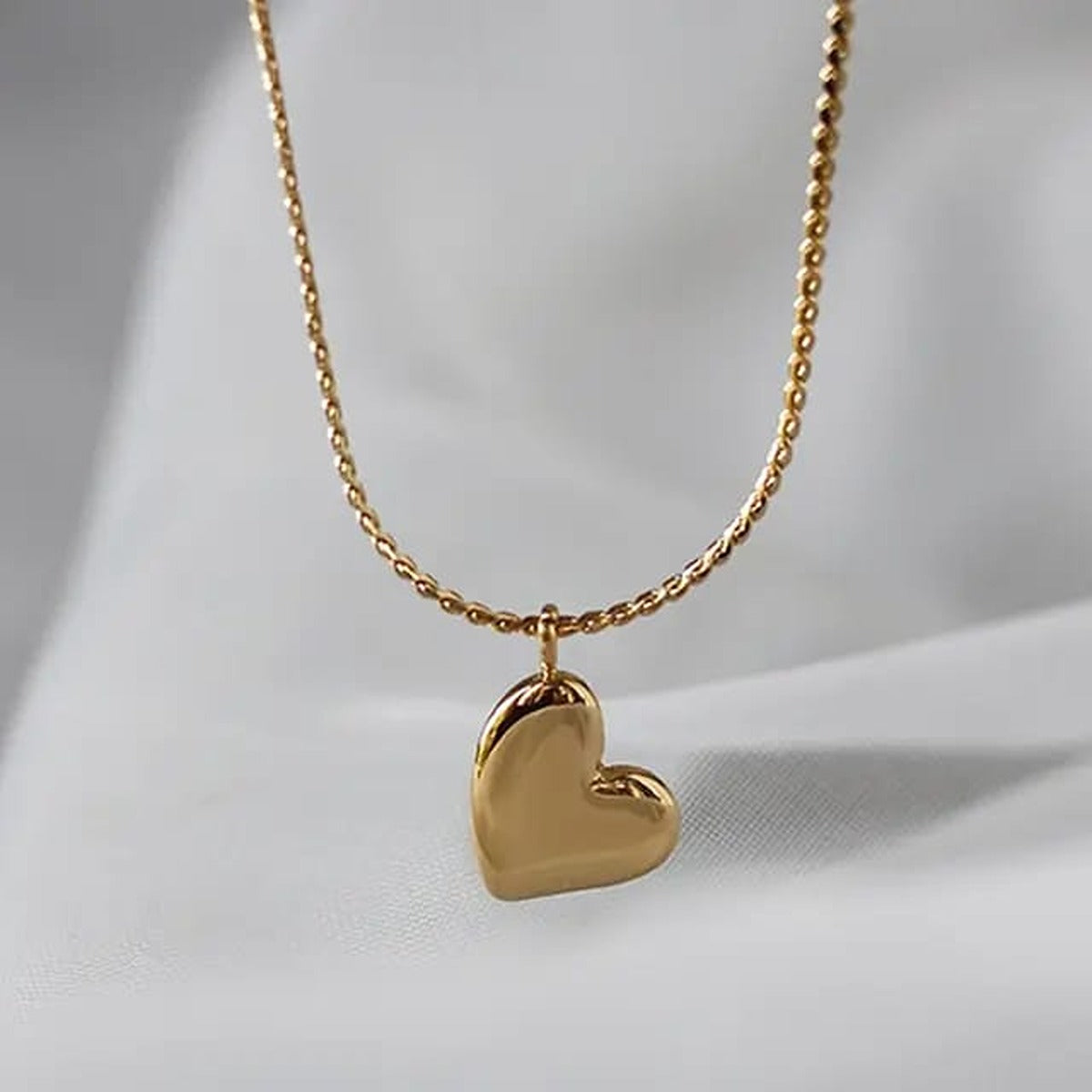 Heart Whispers Golden Necklace