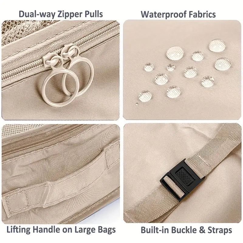 7 PCS Travel Luggage Organizers Bag | For All Kinds Of Clothes & Accessories (Multi-Color)