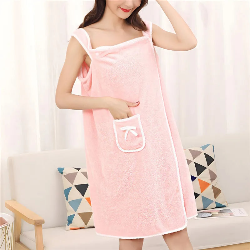 Multi-function Super Absorbent Wearable Bath Towel
