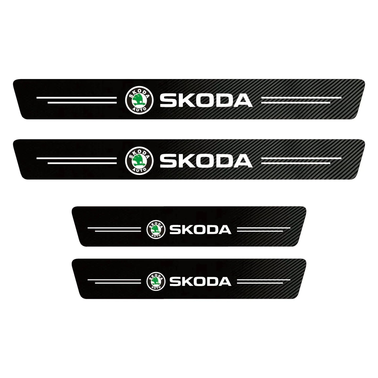 Carbon Fiber Door Sill Protector (4 Pcs)