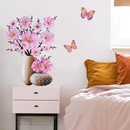 3D Vase Wall Stickers For Home Decoration