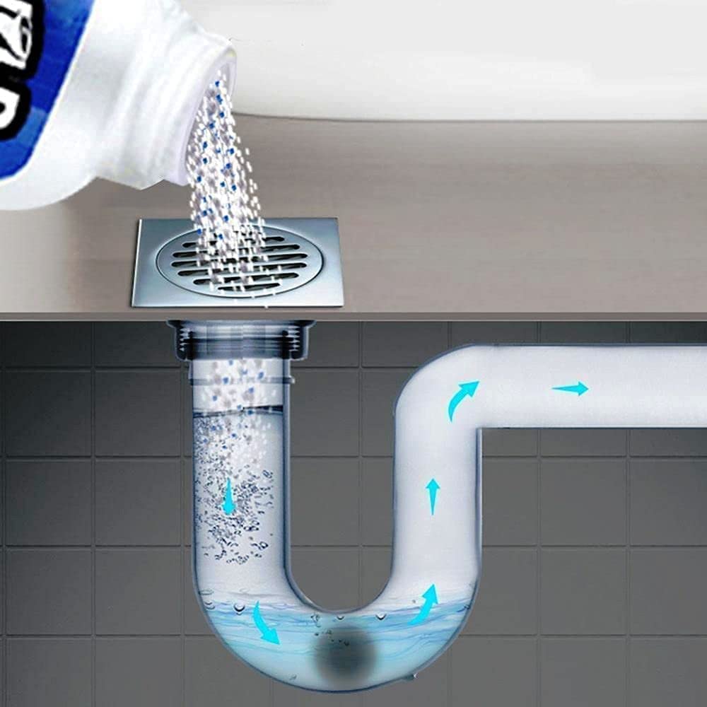 Pipe & Drain Cleaner Powder – Tough on Clogs, Easy on Pipes