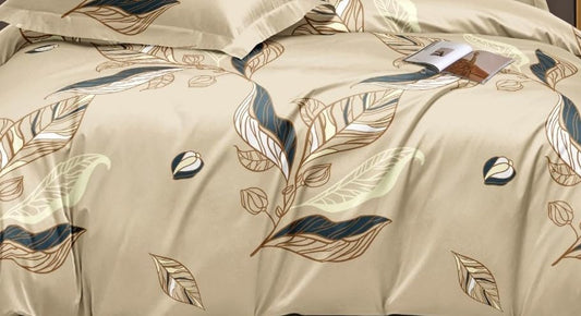 Premium Light Shade King Size Double Bed Elastic Fitted Premium Bedsheet