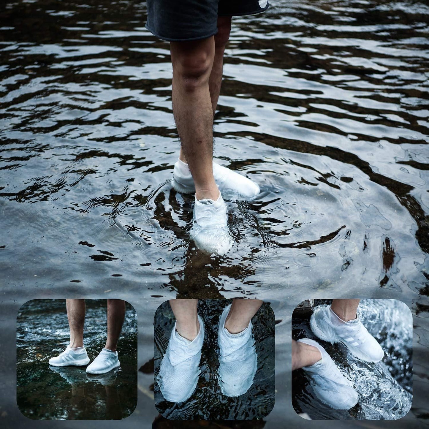 Silicone Reusable Waterproof Shoe Cover (Assorted Colors)