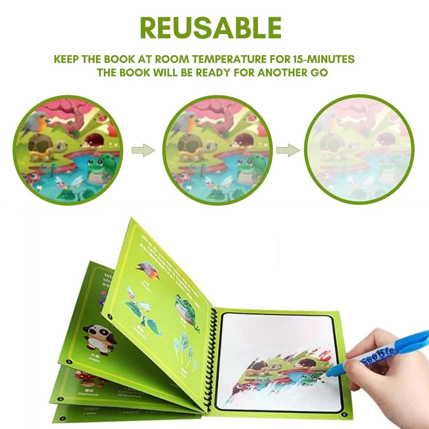 Aqua Magic Water Painting Book