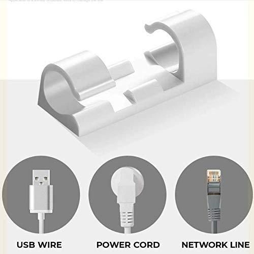 (Buy 1 Get 1 Free) Self Adhesive Cable Clips Wire Manager (Total 40 Pcs)