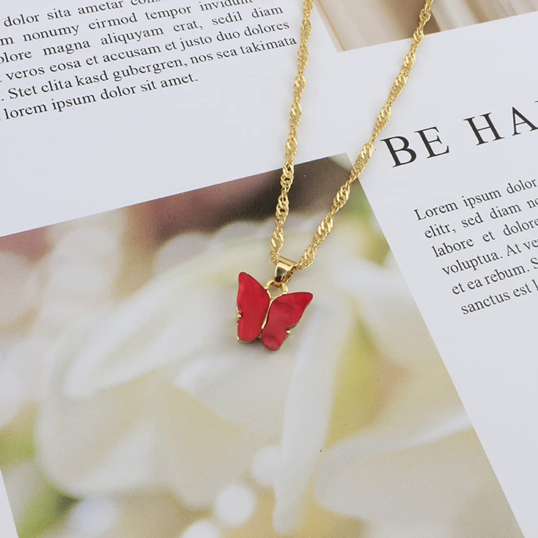 Butterfly neck chain