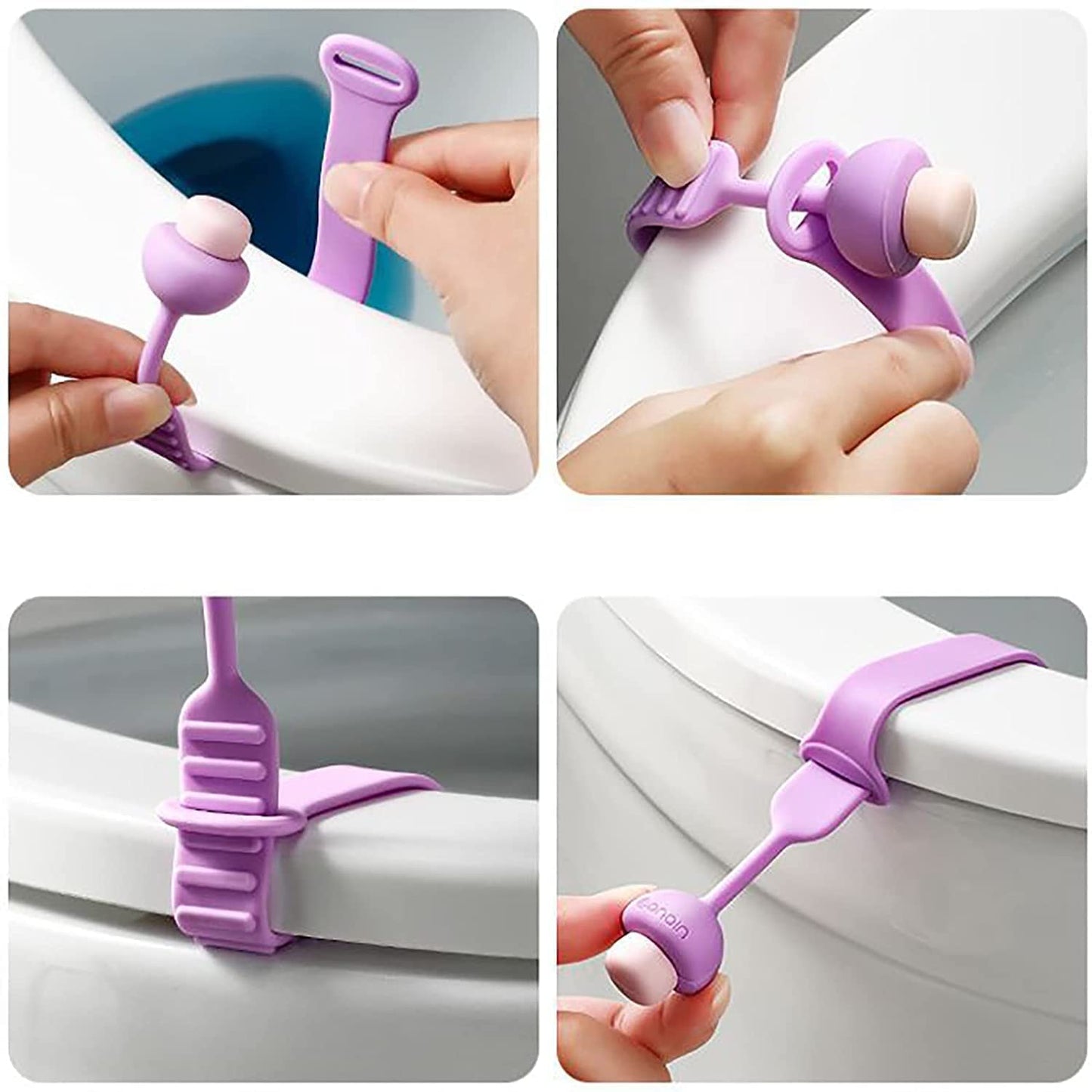 Silicone Toilet Seat Lifter β Hygienic & Reusable