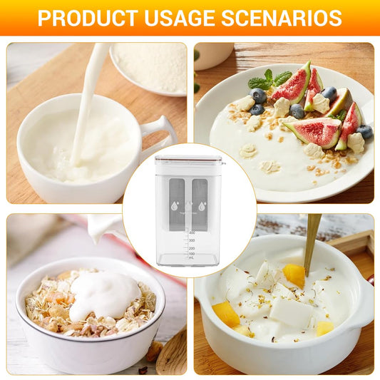 Multi-Purpose Yogurt & Milk Strainer with Fine Mesh and Lid