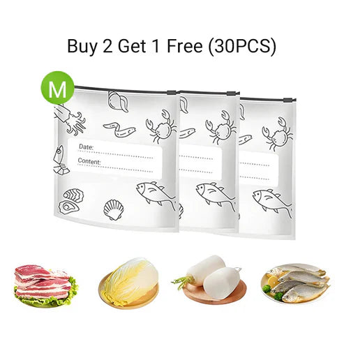 Reusable Aluminum Foil Sealable Storage Bags $9.99 Regular price$19.99Sale price 50