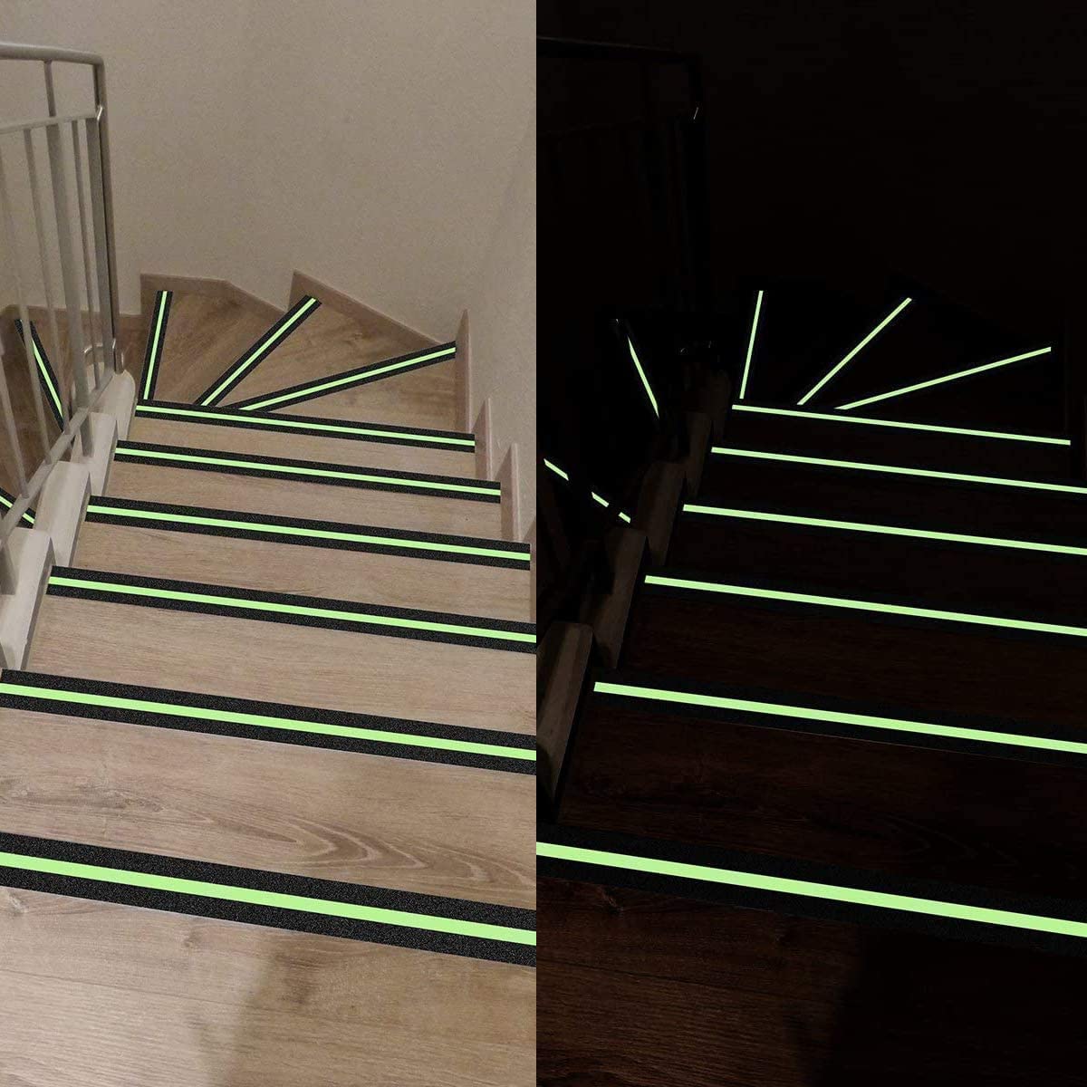 Glow-in-the-Dark Anti-Slip Tape for Stairs (2"x 5M)