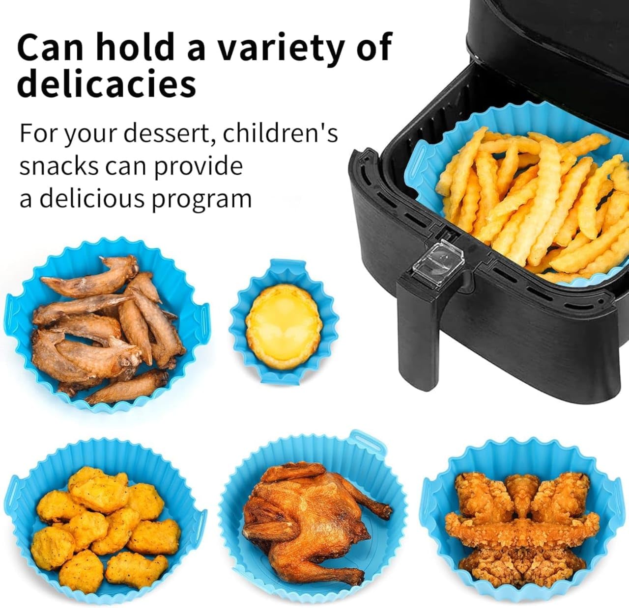 Air Fryer Silicone Reusable Baking Tray