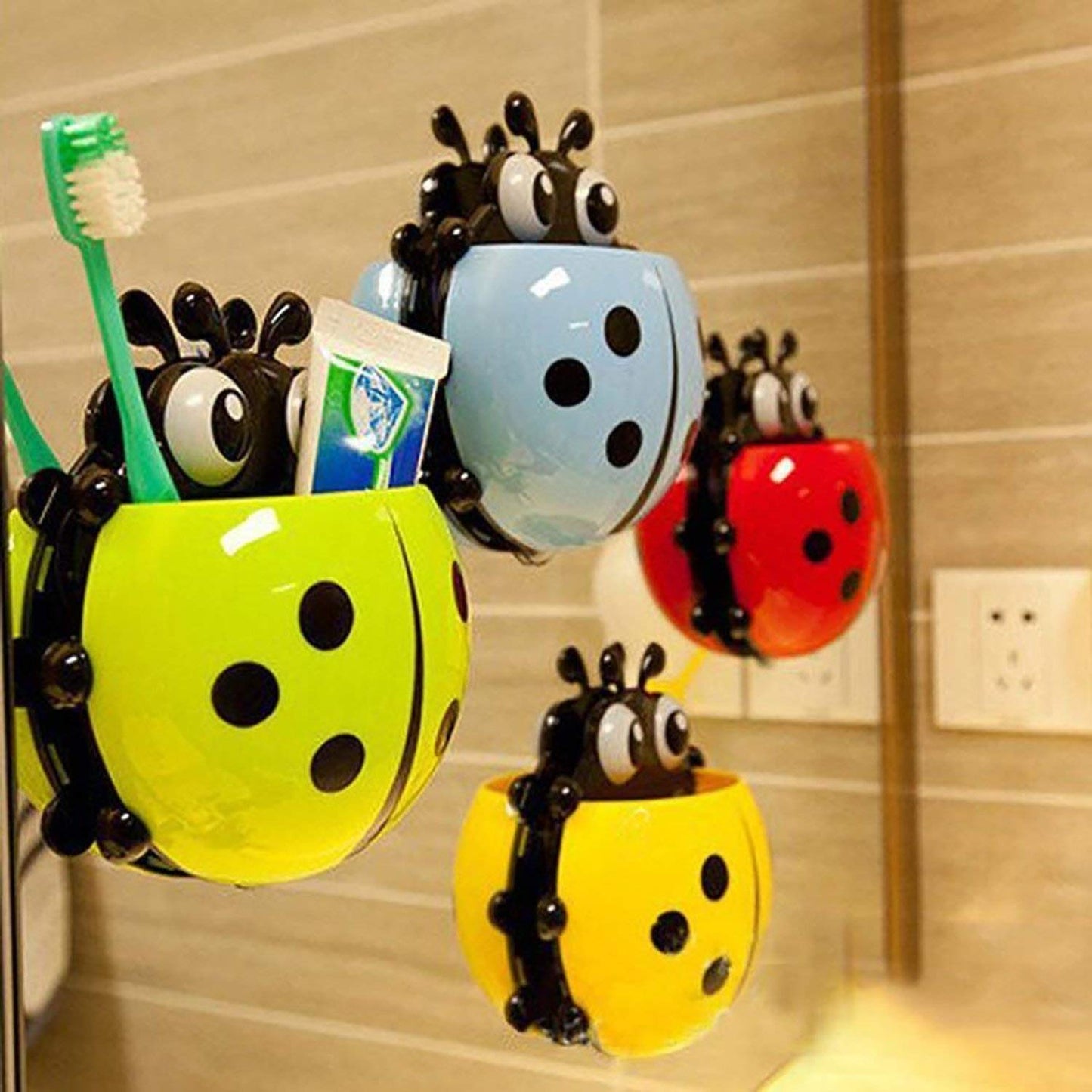 Wall Mount Ladybug Storage Organizer Pack Of 2