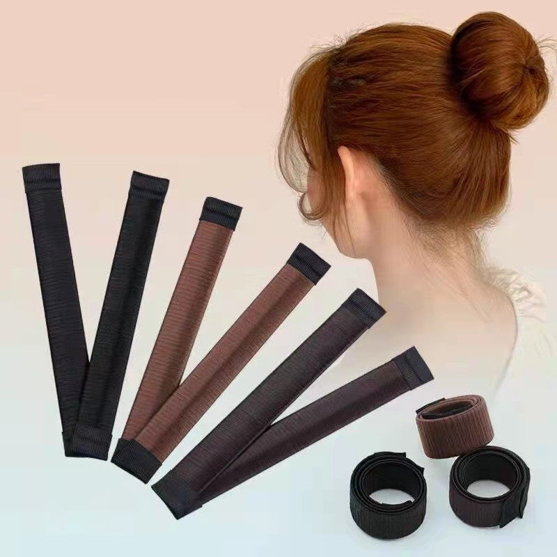 (Pack Of 2) Beautiful French Braid Hair Ladies Bun Making Tool For Women