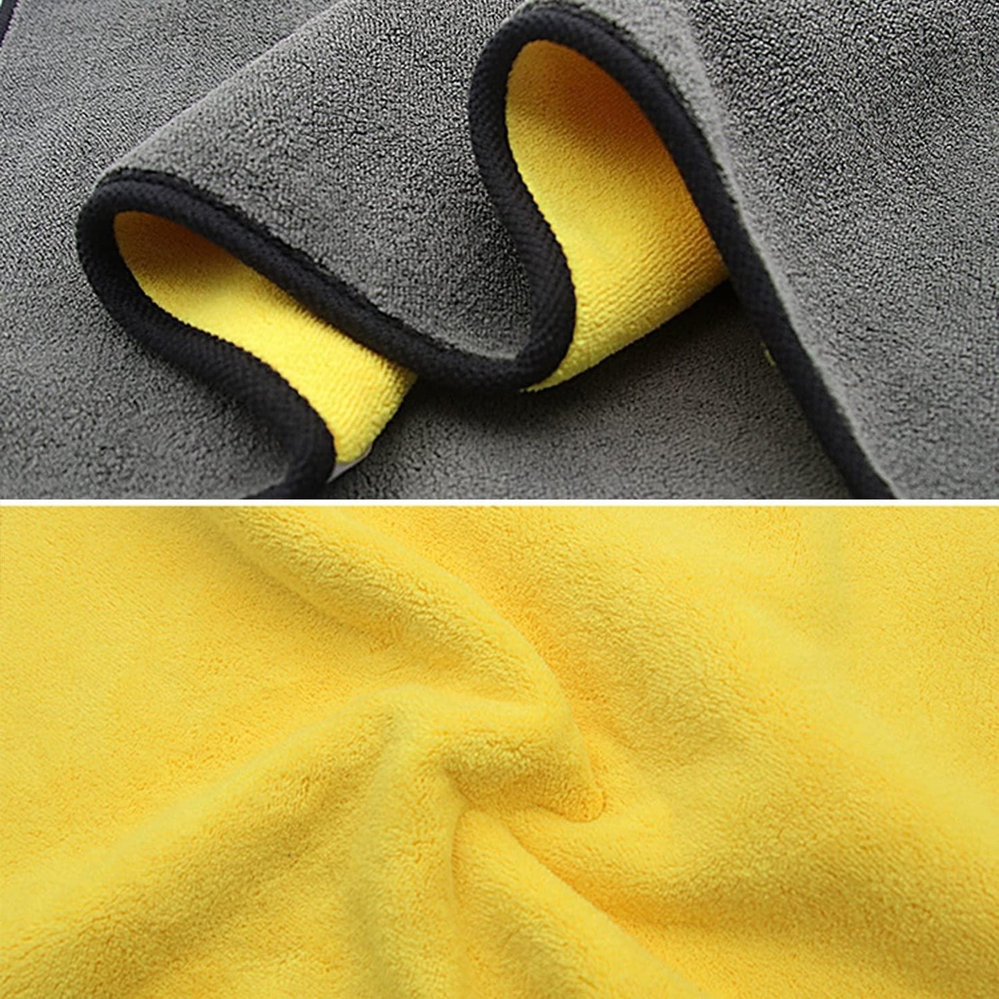 (Buy 1 Get 1 Free) Heavy Microfiber Cloth for Car Cleaning and Detailing (Size - 40x40)