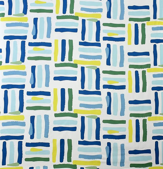 Cotton King Abstract Fitted (Elastic) Bedsheet with 2 Pillow Covers