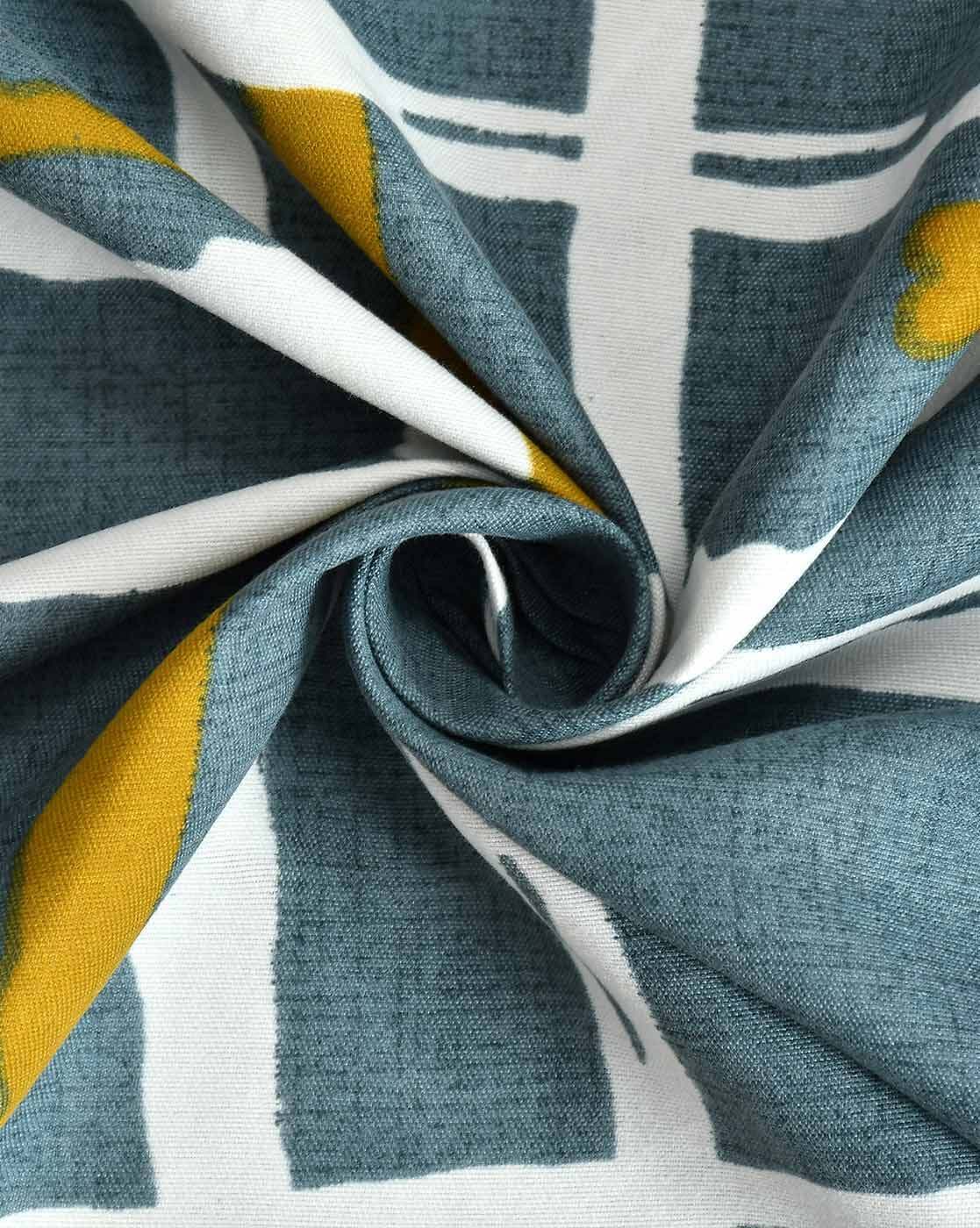 Premium Glace Cotton Queen Size Elastic Fitted Bedsheet