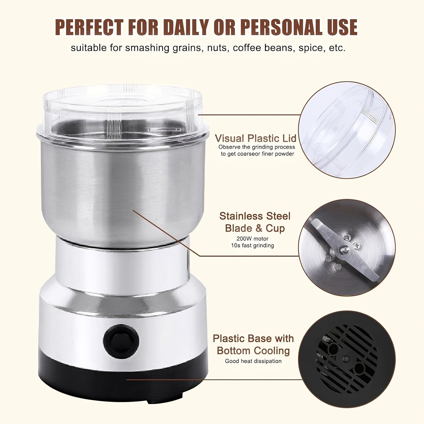 Portable Electric Grinder @ Just Rs.799/-