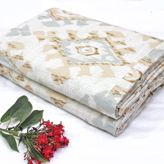 Premium Quality Light Shade King Size Double Bed Elastic Fitted Premium Bedsheet