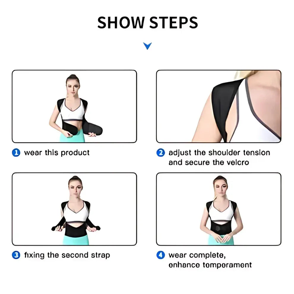 🔥 Straight Back, Confident Look – Posture Corrector Belt for a Perfect You! 💪✨