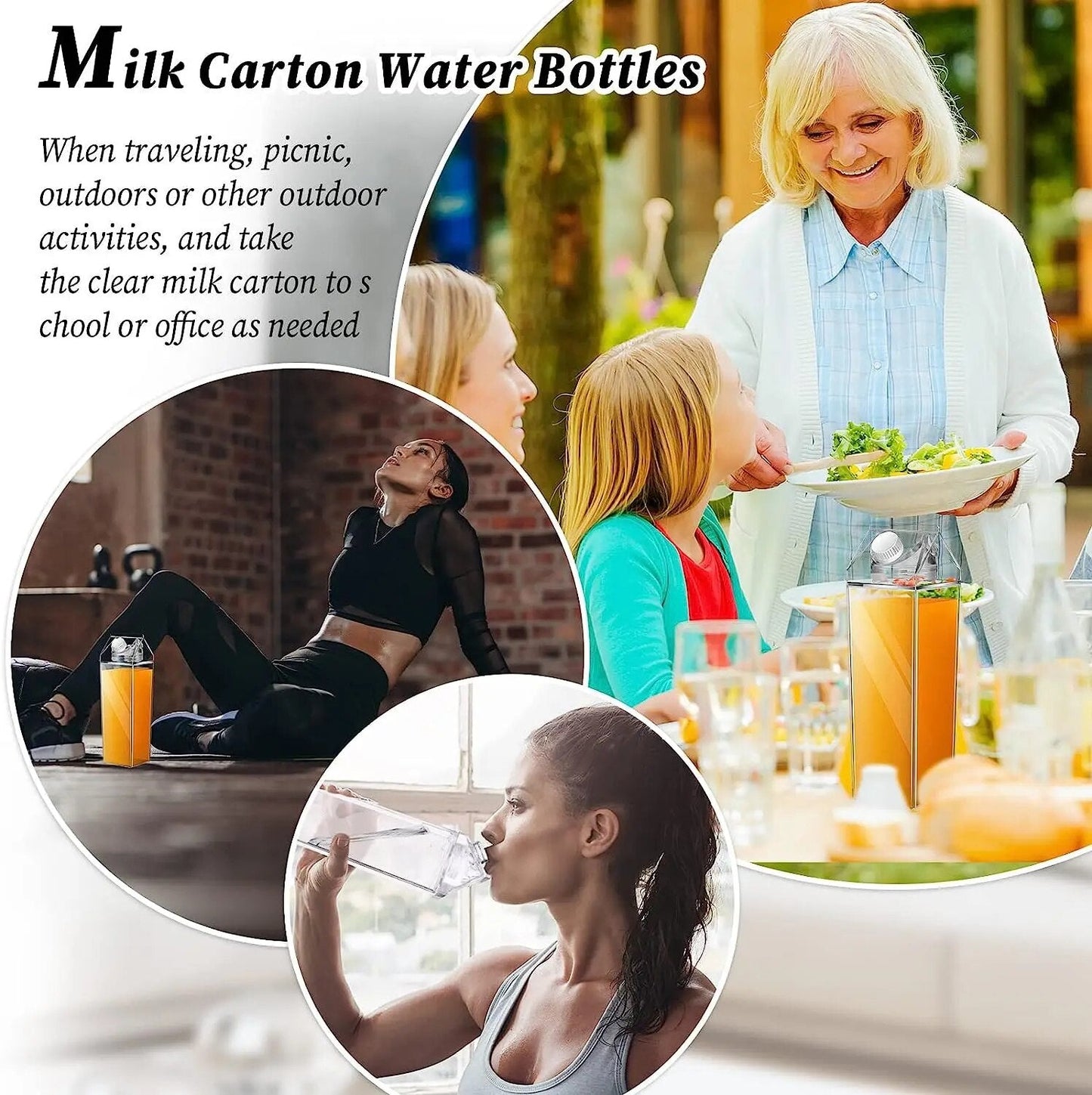 500 ML Leakproof & Portable Juice, Milk & Beverage Container