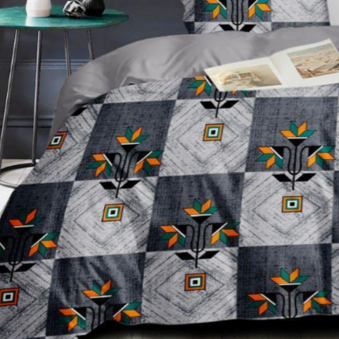 Most Viral Design cotton Double Bed Bedsheet with 2 Pillow Covers