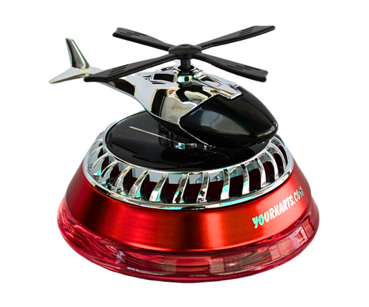New design helicopter liquid solar car air freshner