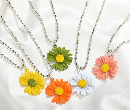 Beautiful flower neck chain