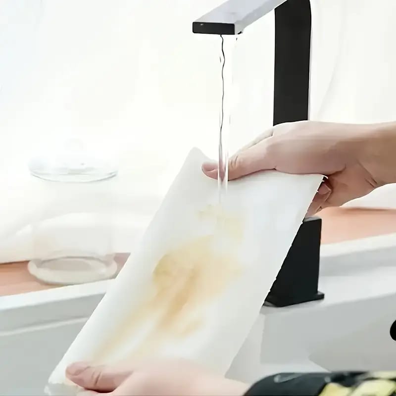 (Pack of 2) Washable Lazy Rag Kitchen Towel Wet And Dry Household Chores Degreasing Disposable Paper Roll for Kitchen
