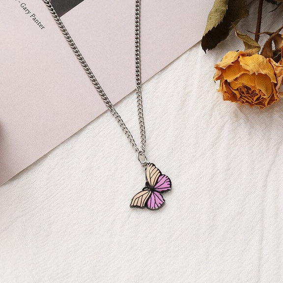 Butterfly neck chain