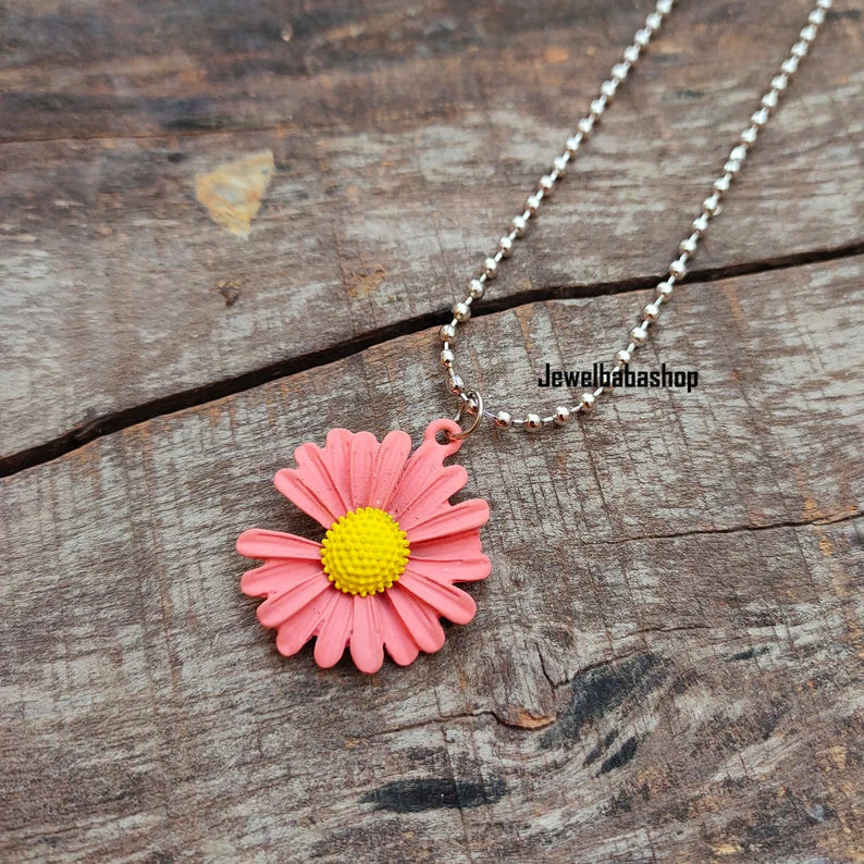 Beautiful flower neck chain