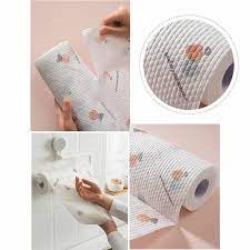 (Pack of 2) Washable Lazy Rag Kitchen Towel Wet And Dry Household Chores Degreasing Disposable Paper Roll for Kitchen