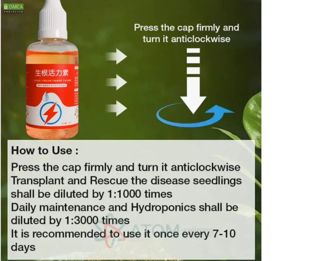 Natural Organic Plant Growth Enhancer Supplement