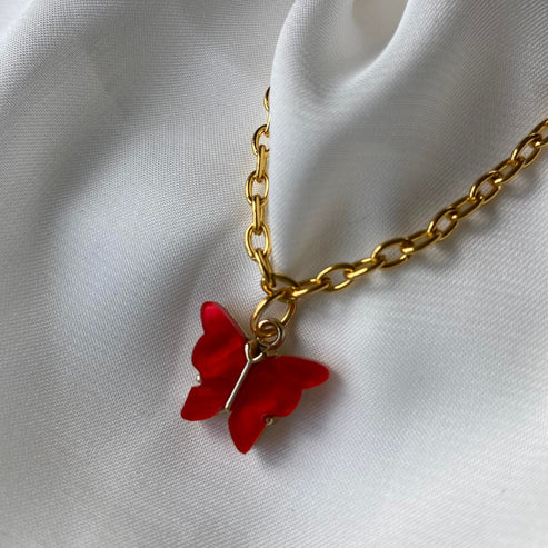 Butterfly neck chain