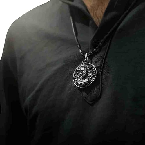 Silver-Plated Hanuman Pendant | Stylish & Durable Locket for Men