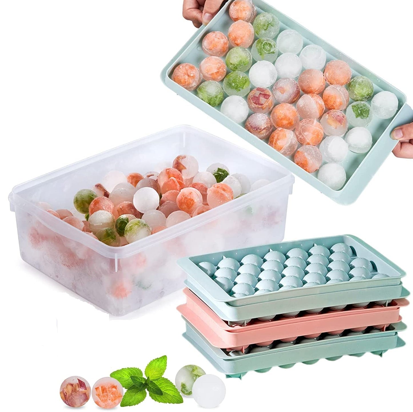 Ice Ball Tray – Perfect Round Ice Molds