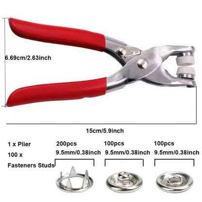 Easy Press Button Snap Fastener