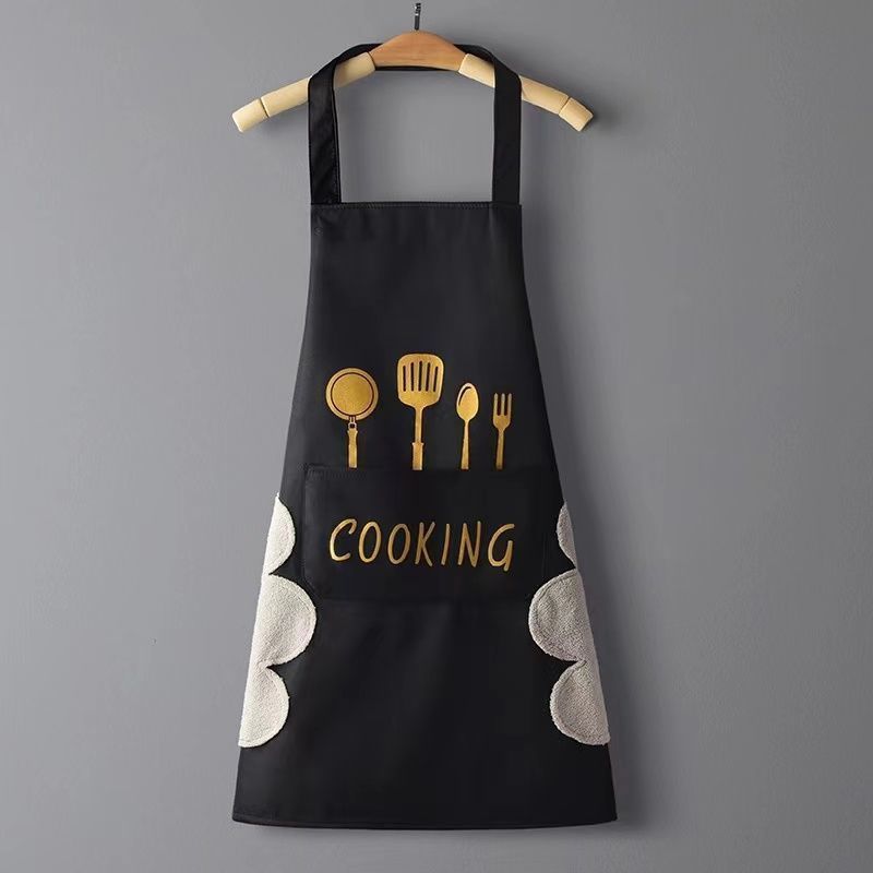 Lovely Cooking Waterproof Apron With Pocket