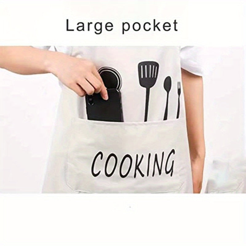 Lovely Cooking Waterproof Apron With Pocket