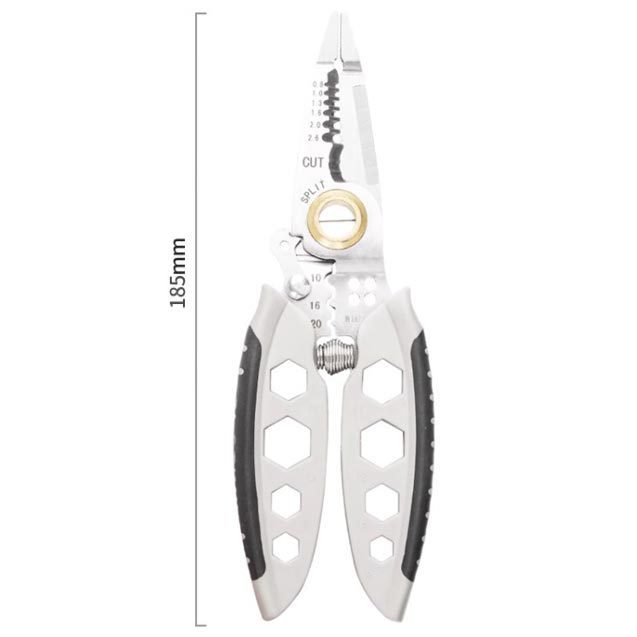 28-in-1 Multi-Function Wire Stripper | Crimping, Cutting & Pliers Tool for Electricians