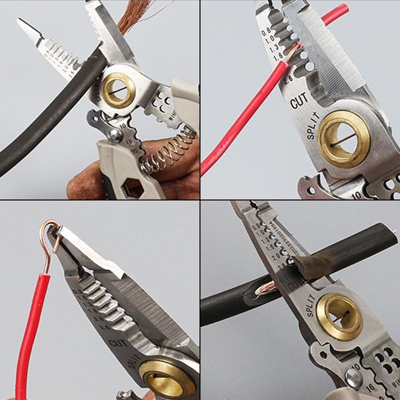 28-in-1 Multi-Function Wire Stripper | Crimping, Cutting & Pliers Tool for Electricians
