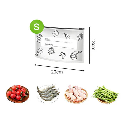 Reusable Aluminum Foil Sealable Storage Bags $9.99 Regular price$19.99Sale price 50