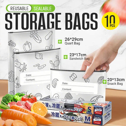 Reusable Aluminum Foil Sealable Storage Bags $9.99 Regular price$19.99Sale price 50