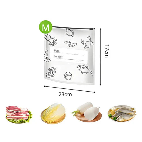 Reusable Aluminum Foil Sealable Storage Bags $9.99 Regular price$19.99Sale price 50