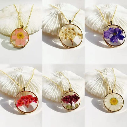 Korean Gold-plated Plated Resin Necklace ( Assorted Color )