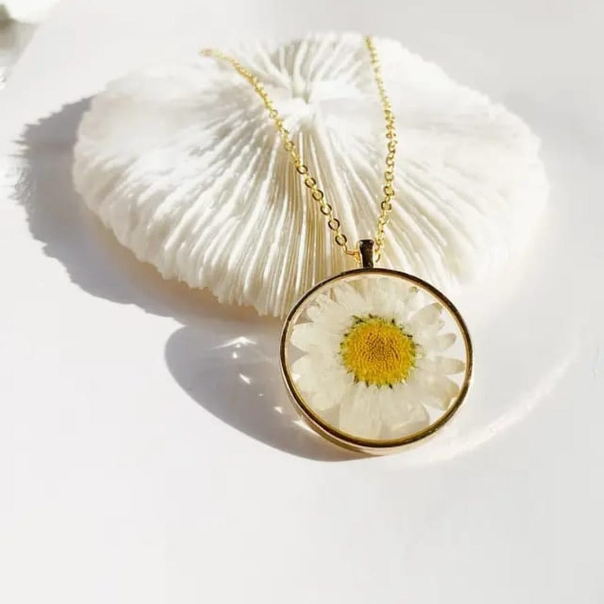 Korean Gold-plated Plated Resin Necklace ( Assorted Color )