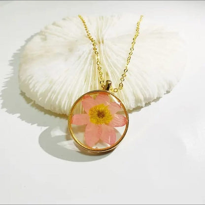 Korean Gold-plated Plated Resin Necklace ( Assorted Color )