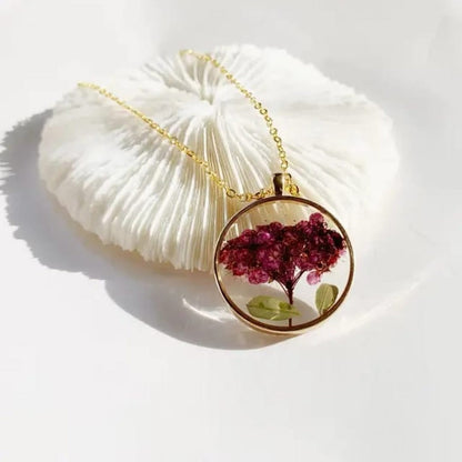 Korean Gold-plated Plated Resin Necklace ( Assorted Color )